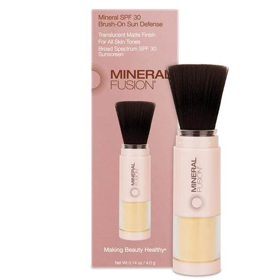 Mineral Fusion Brush-On Sun Defense SPF 30 - Broad Spectrum Sunscreen - 0.14 oz