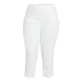 Terra & Sky Plus Size PullOn Capri Jeggings, 23” Inseam
