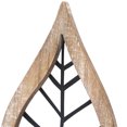 thumbnail image 6 of Joveco Rustic Wood Candle Holder,Christmas Decorations Leaf Candlestick for Table Kitchen Decorations, 6 of 7