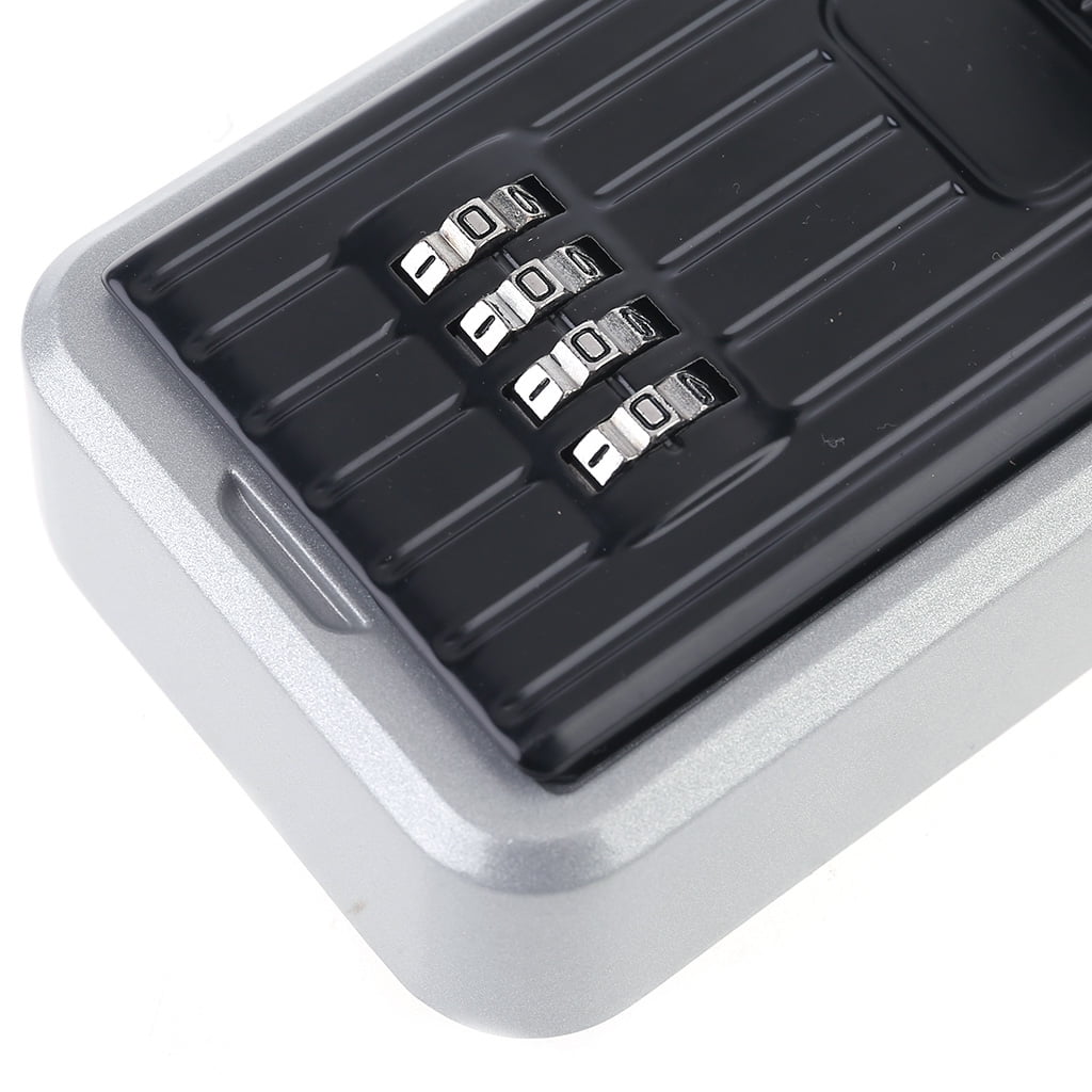 4 Digit Combination Resettable Code for Key Safe Lock Storage Box Outdoor Password Security Waterproof Push Button Case