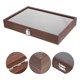 thumbnail image 2 of Porta bolsitas de té de madera con 30 compartimentos y tapa transparente., 2 of 8