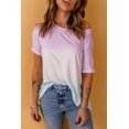 thumbnail image 3 of ABPHQTO Camiseta Ombre Perfect Fade púrpura para mujer, 3 of 5