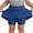 F234 Blue, variant on Likimi Toddler Girls Athletic Skirt With Pockets High Waist Solid Color Fashionable Stretch Breathable Summer Skirt Blue Size 11-12 Years