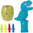 thumbnail image 2 of Pop-up Dinosaur Toys, Dinosaur Barrel Toys Novelty Toy, Funny Kids Action Board Games, 2 of 4