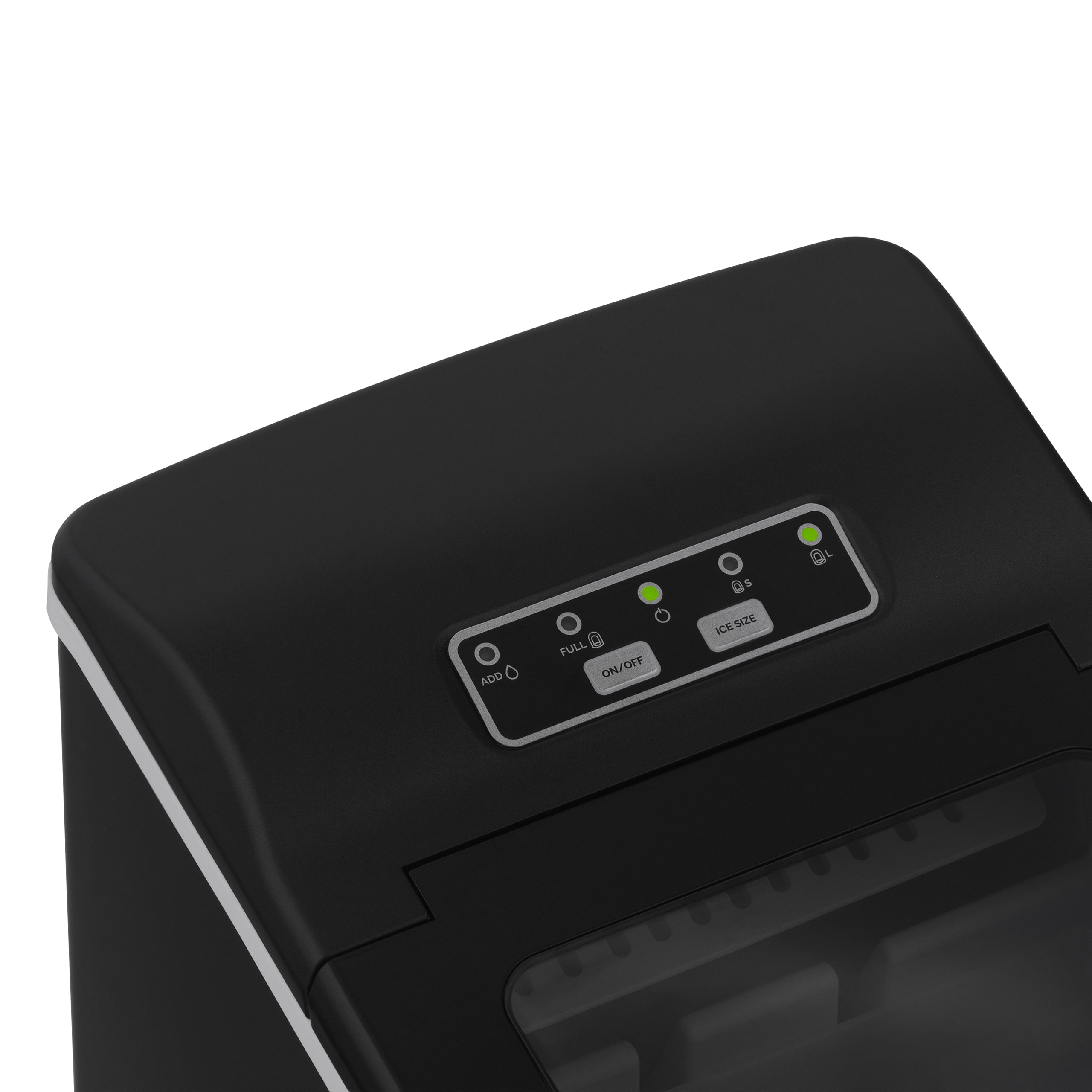 Newair 26 lbs. Countertop Bullet Ice Maker, Matte Black Portable and Lightweight