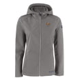 thumbnail image 2 of Women's Cutter & Buck  Gray Tennessee Volunteers Evoke Eco Softshell Recycled Full-Zip Hooded Jacket, 2 of 3