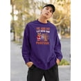 thumbnail image 2 of Me And My Cat Forever Sweatshirt Men -Image by Shutterstock, Male 3X-Large, 2 of 4