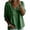 111#Green, variant on Womens Summer Gauze Boho Tops Casual Linen Cotton Tunic Blouse 3/4 Sleeve V Neck Shirts Beach Vacation Tees