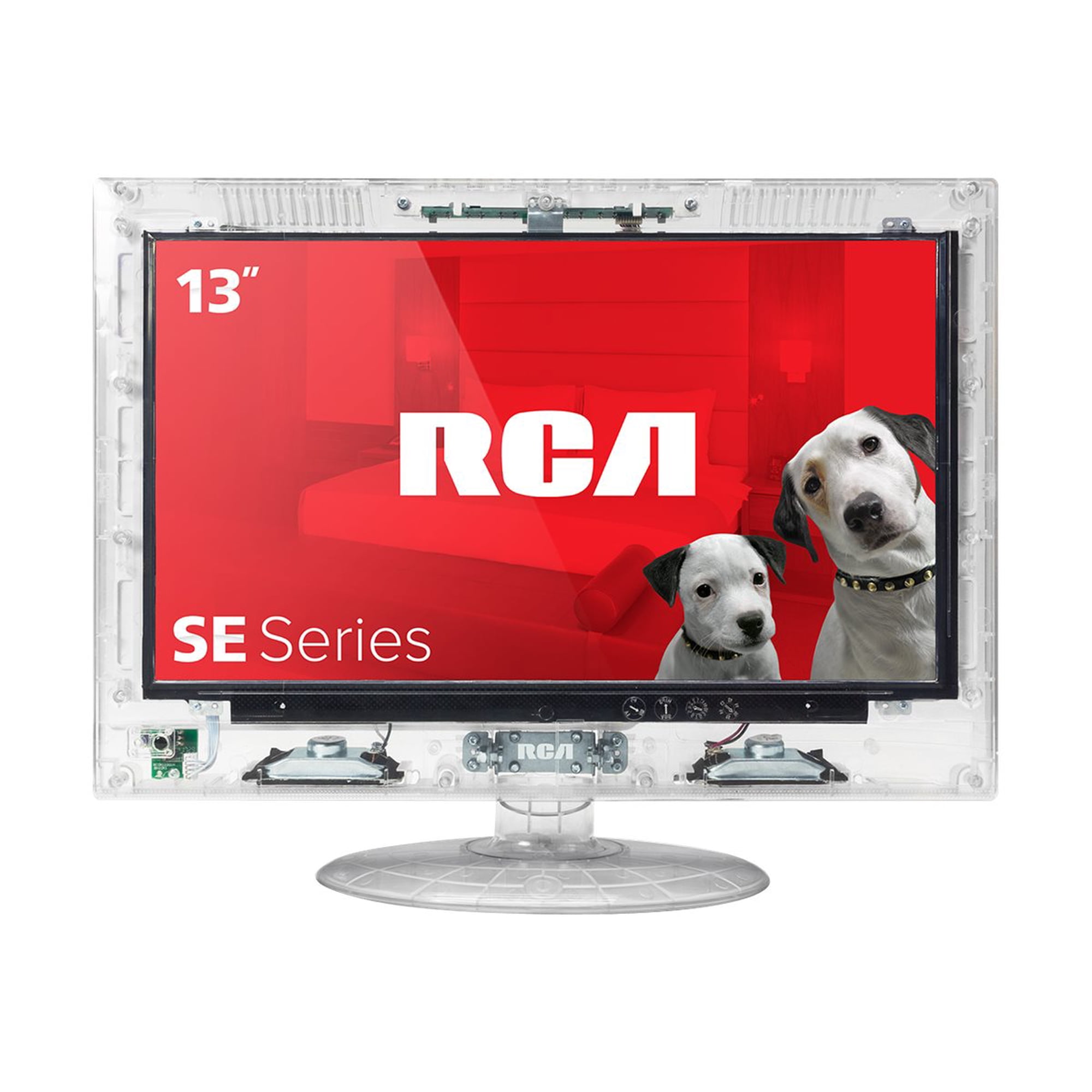RCA 13” Clearview HDTV | J13SE820, Transparent LED HD Television, High Resolution Wide Screen Monitor w/HDMI, VGA, Including Full Function Remote.…