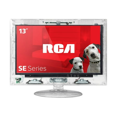 RCA 13” Clearview HDTV | J13SE820, Transparent LED HD Television, High Resolution Wide Screen Monitor w/HDMI, VGA, Including Full Function Remote.…
