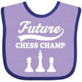 thumbnail image 3 of Inktastic Future Chess Champ Game Champion Boys or Girls Baby Bib, 3 of 4