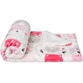 thumbnail image 3 of Kids Ultra-Soft Micromink Sherpa Blanket - Throw, Pink Kitties, 3 of 6