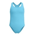 thumbnail image 5 of FSYBOA Girls One-piece Swimsuits, Casual Fashion Summer Sleeveless Kids Bathing Suits&nbsp; Light Blue Size 14T, 5 of 5