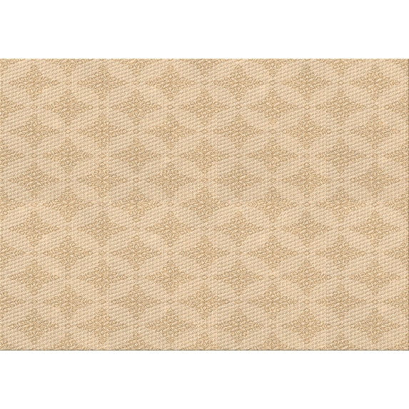 Ahgly Company Indoor Rectangle Patterned Khaki Gold Area Rugs, 7' x 10'