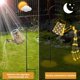 thumbnail image 3 of Proyectos de bricolaje: luz solar en forma de margarita, decoración solar para jardín con diseño de maceta hueca de metal resistente al agua, múltiples modos de iluminación para decoración de césped, 3 of 6