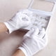 thumbnail image 4 of Guantes de trabajo Guantes Guantes de trabajo de gestión de inconfundible, Guantes suaves cómodos 12 pares de espesar estilo Cola Guantes de trabajo de algodón blanco, 4 of 8