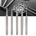 thumbnail image 4 of 5Pcs/Set Stainless Steel Antimagnetic High Accuracy Tweezers Watch Repairing Tool, 4 of 8