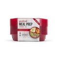thumbnail image 1 of Good Cook - Recipiente para comida, Round, Rojo, 10 Round Containers with Lids, 1, 1 of 4