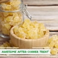 thumbnail image 4 of Crystallized Ginger Dices by It's Delish, 5 Lbs Bulk Bag  Candied Dried Ginger Fruit Chews Natural Candy, Ginger Root with Sugar Crystals, Unsulphured, No Color Added - Healthy Snack, Vegan, Kosher, 4 of 8