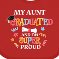 thumbnail image 4 of Inktastic My Aunt Graduated and I'm Super Proud Boys or Girls Baby Bib, 4 of 4