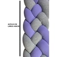 thumbnail image 3 of Trenza Protector Cuna Esquina Bebe 4 Mts Lila Gris Liso Lila, 3 of 3