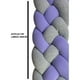 thumbnail image 3 of Trenza Protector Cuna Esquina Bebe 4 Mts Lila Gris Liso Lila, 3 of 3