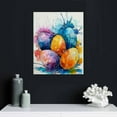 thumbnail image 5 of Awypu Colorful Egg Decorative Wall Art Happy Easter Wall Decorative Canvas print Watercolor Painting Art Minimalism Decorative Home Gallery Living Room Bathroom decoration, 5 of 5