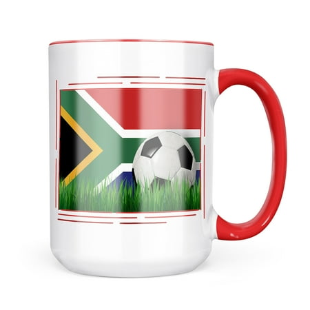 

Neonblond Soccer Team Flag South Africa Mug gift for Coffee Tea lovers