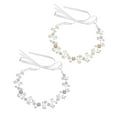 thumbnail image 3 of Diadema Qarigey Nupcial para Mujer Decoración de Perlas Plata, 3 of 6