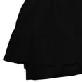 thumbnail image 6 of Miluxas Women's Summer Cute Tie Front Romper -Long Sleeve V-Neck Loose Fit Short Jumpsuit Lightweight Comfy Solid Beach Trip Outfits Black, 6 of 8