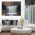 thumbnail image 1 of Automne Cascade avec Feuillage Coloré - Art Mural Moderne sur Toile, 1 of 3