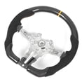 thumbnail image 1 of Volante de coche, volante de fibra de carbono, volante plano, volante automotriz, confiable y duradero, 1 of 9