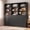 Black, variant on Homieasy 3.55FT Closet Organizer System with 8 Wood Drawers and 6 Shelves, Modular Walk-in Closets Storage Unit for Walk-in Closet, Bedroom, White(2 Packs)