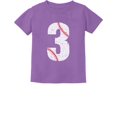 thumbnail image 1 of Tstars Boys Unisex 3rd Birthday Gift Baseball Tshirt Birthday Gift for 3 Year Old Birthday Gift for Boys Birthday Gift for Three Year Old Birthday Party B Day Toddler Kids T-Shirt, 1 of 6