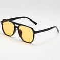 thumbnail image 2 of Gafas de sol Vintage para hombre y mujer, lentes de sol grandes, cuadradas, de marca de diseñador, Unisex, lentes negros, gafas de sol para hombre y mujer UV400, 2 of 3