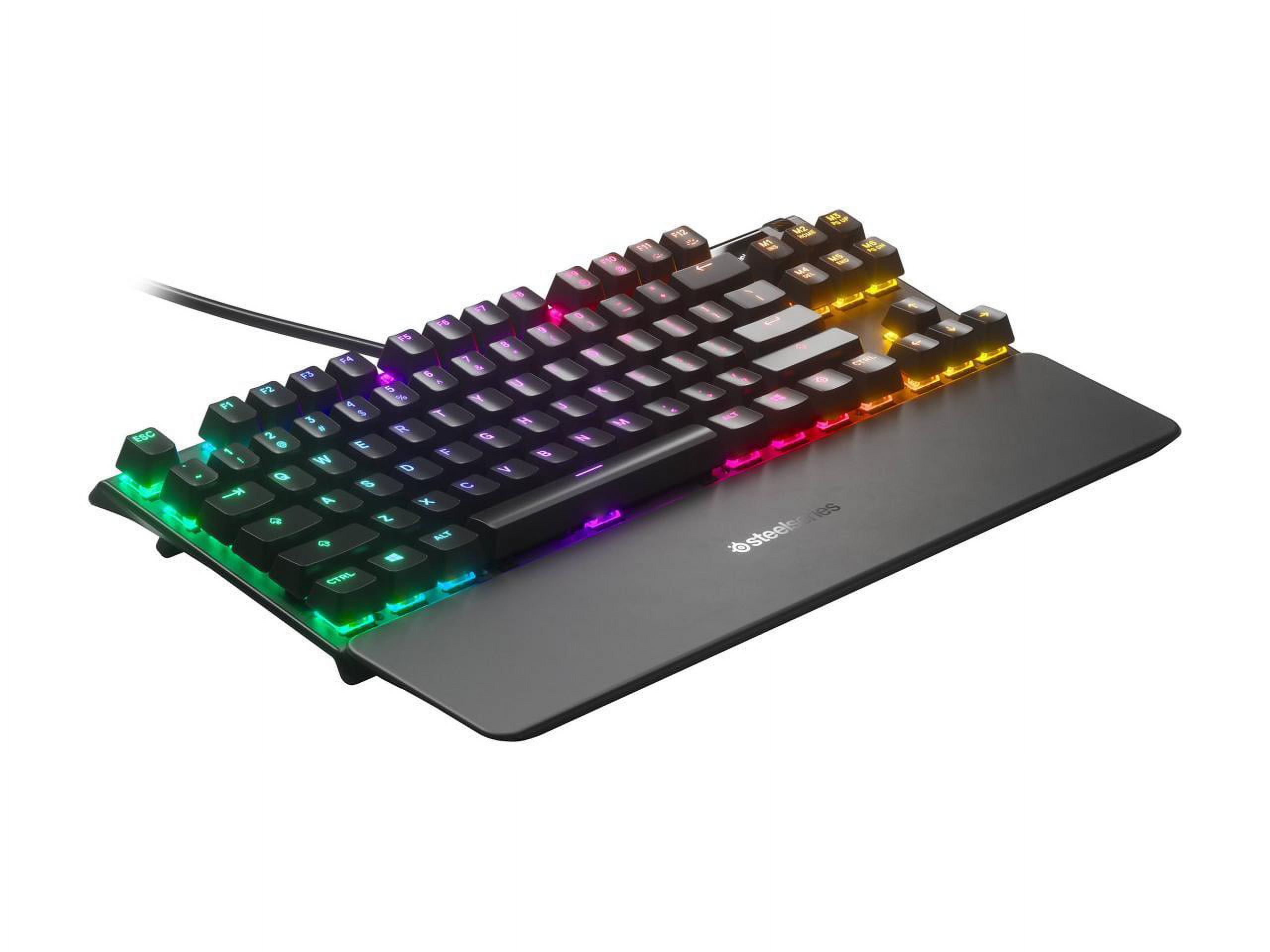 SteelSeries Apex Pro TKL Mechanical Gaming Keyboard – World’s Fastest Mechanical Switches – OLED Smart Display – Compact Form Factor – RGB Backlit - image 2 of 9