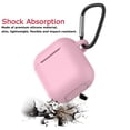 thumbnail image 4 of Njjex Premium Silicone Case for AirPods 1st/2nd with Carabiner, Shockproof and Anti-Scratch, Pink, 4 of 7