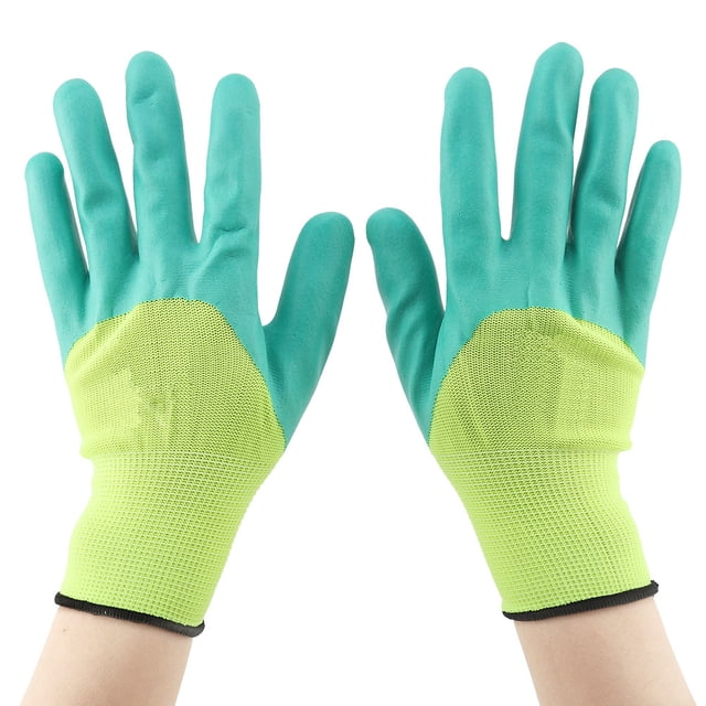 Guantes impermeables, 1 par de guantes de trabajo antideslizantes e impermeables, guantes de jardinería multifuncionales