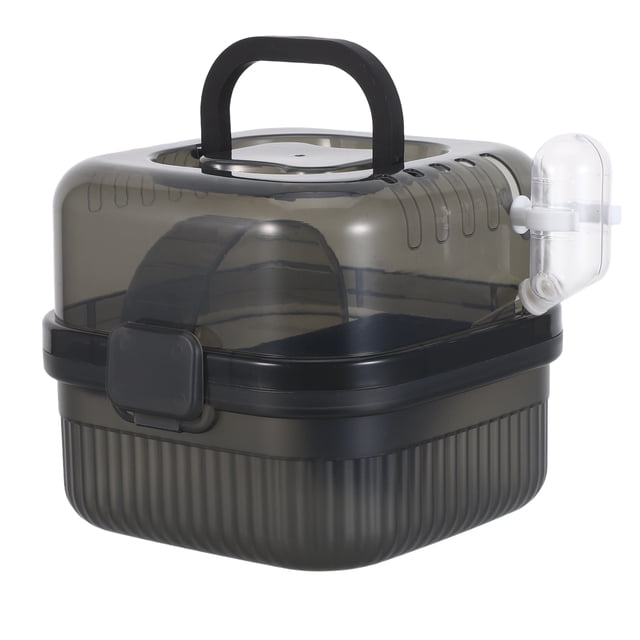 unbranded Caja De Para Pequeños Con Ventilación Y Material ABS Negro
