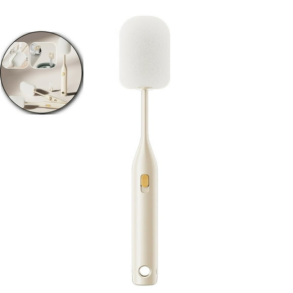 Sponge Cleaning Brush Non Scratch Glassware Bottle Washing Brushes with Long Handle Cup Cleaning Brush for Coffee Mugs