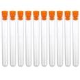 thumbnail image 1 of CIMAXIC Party 50Pcs Plastic Clear Test Tube for Scientific Experiments Party Candy Storage with Cap(Random Color),3.94"X0.47"X0.47", 1 of 4