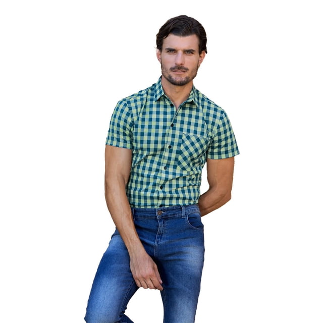 Camisa a Cuadros André Badi Multicolor 34RF