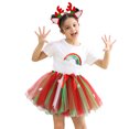 thumbnail image 3 of WMQPNNS Girls Skirt Tutu for Toddler Kids Colorful Tulles Skirts Party Dance Tutu Skirt for Running Christmas (Size XL, Green), 3 of 5