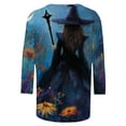 thumbnail image 4 of BILIKEYU 2025 Halloween Shirts for Women Crew Neck Top, Womens Tops, Halloween Clothes for Women, Halloween Shirts for Women, 4 of 5