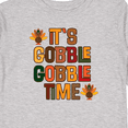 thumbnail image 4 of Inktastic Thanksgiving Gobble Time Turkey Boys or Girls Long Sleeve Toddler T-Shirt, 4 of 5