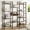 Rustic Brown, variant on Walsunny 4 Tier Bookshelf Triple Wide Industrial Bookcase Large Open Display Bookshelves with Metal Frame Wood Style Shelves Rustic Brown