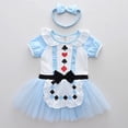 thumbnail image 4 of WIBACKER Baby Girls Princess Romper Tutu Dress Bodysuit Tulle Outfit for Birthday Christmas Halloween Party 12-18M, 4 of 7