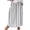 Pin Striped, variant on sicmoss Women's Blue Vertical Striped High Waist Maxi Skirt Cotton Long with Pockets