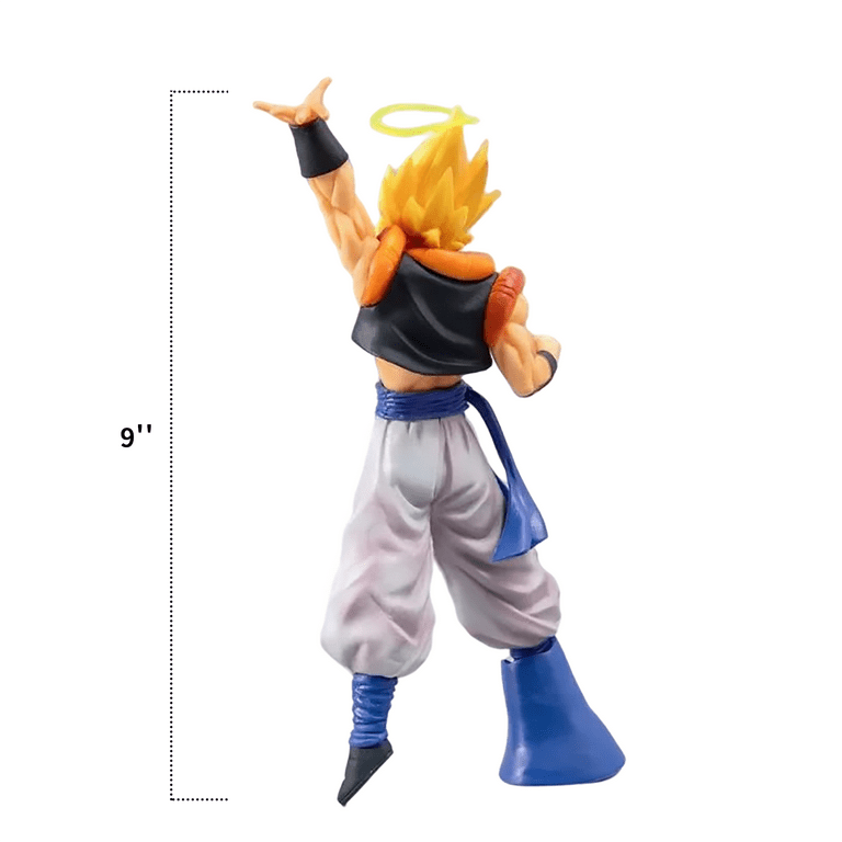 ETERSTARLY 9 Dragon Ball Z Super Saiyan Gogeta Figure Anime Collectible  Model Toy Gift,Blue 