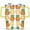 Pineapple (57)-new_15, variant on 40 oz Starfish Tumbler with Handle Double Wall Vacuum Insulation Water Bottle Gift for Travel Commuting